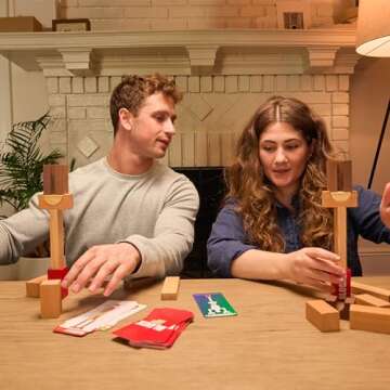 WHAT DO YOU MEME? Block Up — Head to Head Strategic Stacking Game, Family Games for Kids and Adults, Games for Kids 8-12 by Relatable