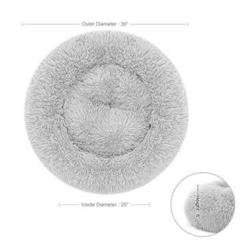 MIXJOY Dog Bed for Large Medium Small Dogs, Rectangle Washable Sleeping Puppy Bed, Orthopedic Pet Sofa Bed, Soft Calming Cat Beds for Indoor Cats, Anti-Slip Bottom with Multiple Size