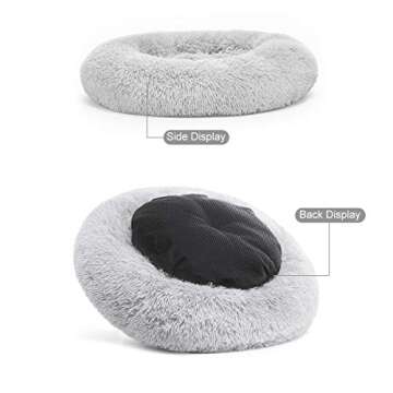 MIXJOY Dog Bed for Large Medium Small Dogs, Rectangle Washable Sleeping Puppy Bed, Orthopedic Pet Sofa Bed, Soft Calming Cat Beds for Indoor Cats, Anti-Slip Bottom with Multiple Size
