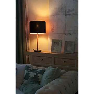 Stylish Wellmet Wood Table Lamp for Modern Homes