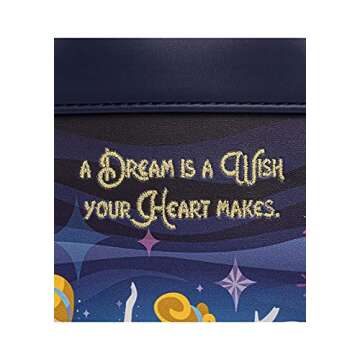 Loungefly Disney Cinderella Castle Series Womens Double Strap Shoulder Bag Purse