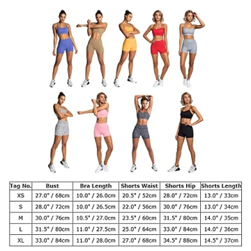 Stylish IMEKIS Two Piece Workout Set for Women
