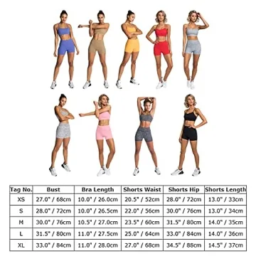 Stylish IMEKIS Two Piece Workout Set for Women