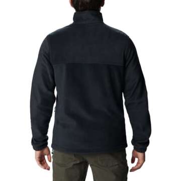 Columbia Men's Big and Tall Steens Mountain 2.0 Full Zip Fleece Jacket, Black, 3X