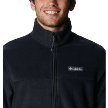 Columbia Men's Big and Tall Fleece Jacket for Winter Comfort