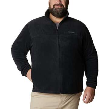 Columbia Men's Big and Tall Fleece Jacket for Winter Comfort