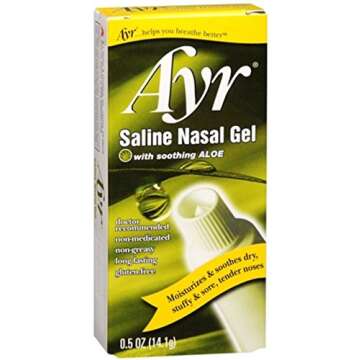 Ayr Saline Nasal Gel 0.50 oz (Pack of 8)