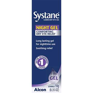 Systane Lubricant Eye Gel, Nighttime, 0.35-Ounces (package may vary)
