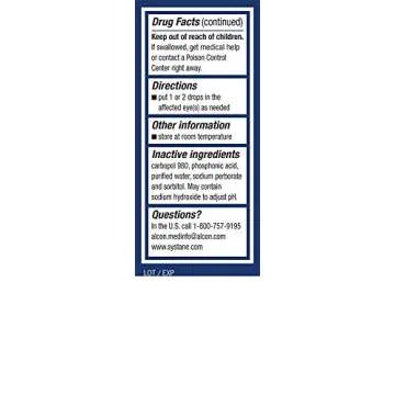 Systane Lubricant Eye Gel, Nighttime, 0.35-Ounces (package may vary)