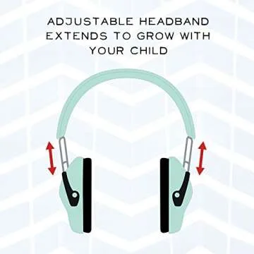 Kids Noise Cancelling Ear Muffs - Toddler Sensory and Autism Hearing Protection Noise Cancelling Headphones