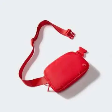 Pander Two Way Zipper Fanny Pack - Versatile Nylon Everywhere Belt Bag for Women, Water Repellent in...