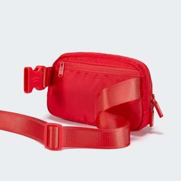 Pander Two Way Zipper Fanny Pack - Stylish Nylon Waist Pack