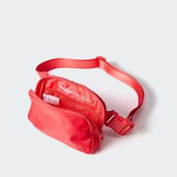 Pander Two Way Zipper Fanny Pack - Stylish Nylon Waist Pack