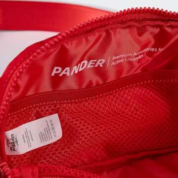 Pander Two Way Zipper Fanny Pack - Stylish Nylon Waist Pack
