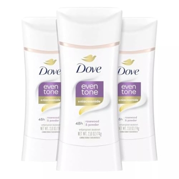 Dove Even Tone Antiperspirant Deodorant 3 Pack for Healthy Skin