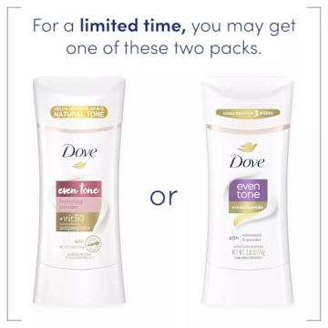 Dove Even Tone Antiperspirant Deodorant 3 Pack for Healthy Skin
