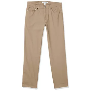 Amazon Essentials Men's Relaxed Fit Stretch Twill Pants