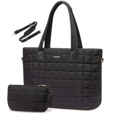 LOVEVOOK Puffer Tote Bag for Women - Lightweight, Stylish & Spacious