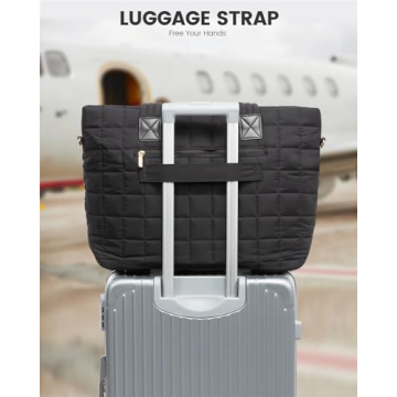 LOVEVOOK Puffer Tote Bag Lightweight Stylish Spacious