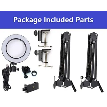 Adjustable Phone Ring Light: 8" LED for Every Occasion