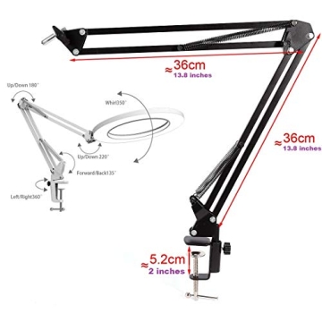 Adjustable Phone Ring Light: 8" LED for Every Occasion