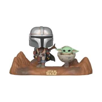 Funko Pop! Star Wars Moment: The Mandalorian - The Mandalorian with The Child