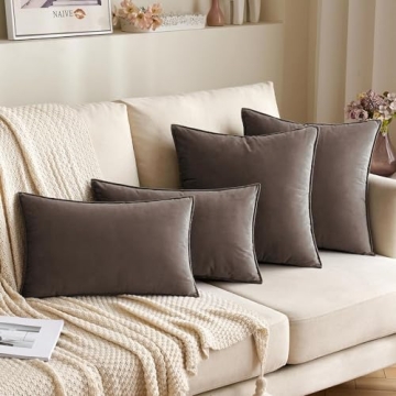 MIULEE Elegant Velvet Pillow Covers for All Occasions