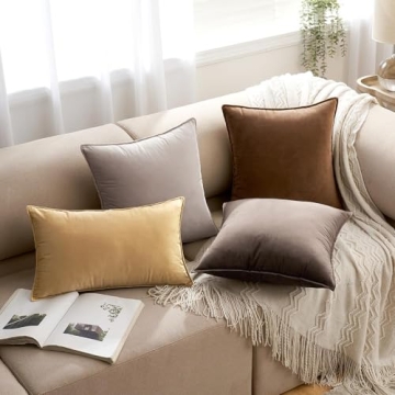 MIULEE Elegant Velvet Pillow Covers for All Occasions