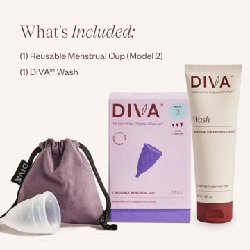 DIVA Cup Model 2 & Wash Combo Pack - Eco Friendly Period Care