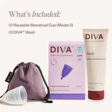 DIVA Cup Model 2 & Wash Combo Pack - Eco Friendly Period Care