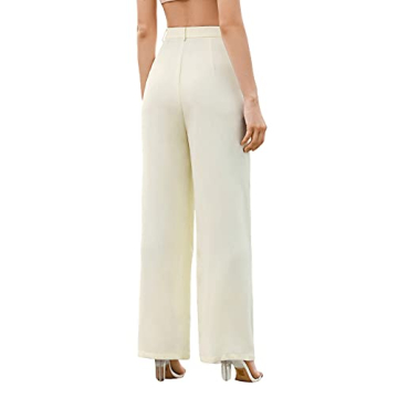 SweatyRocks Women's Elegant High Waist Long Pants