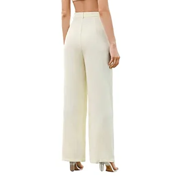 SweatyRocks Women's Elegant High Waist Long Pants