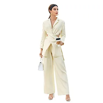 SweatyRocks Women's Elegant High Waist Long Pants