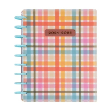 Happy Planner Disc-Bound Mid-Year Color-Block Planner for School, 2024-2025