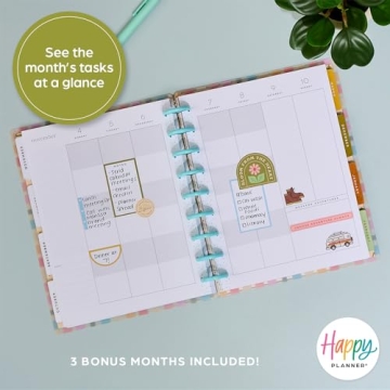 Happy Planner 2024-2025 Color-Block Academic Planner