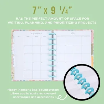 Happy Planner 2024-2025 Color-Block Academic Planner