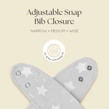 Dodo Babies Baby Bib Set with Clips - Gift-Ready!