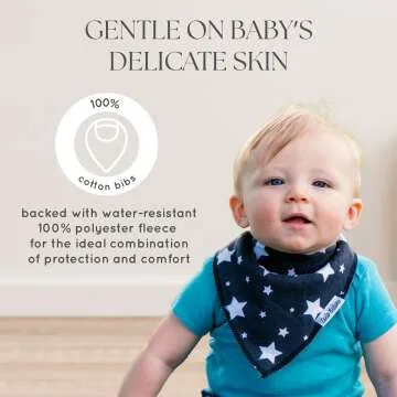 Dodo Babies Baby Bib Set with Clips - Gift-Ready!