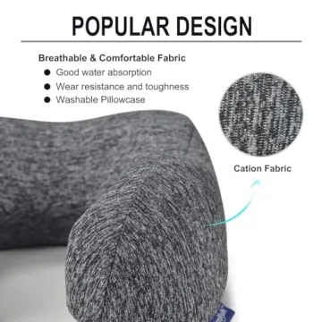 Napfun Memory Foam Travel Pillow for Ultimate Comfort