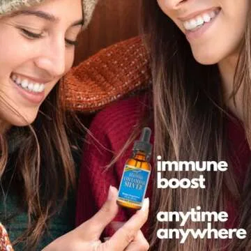 Natural Path Silver Wings Colloidal Silver Liquid - Enhanced Immune Support Supplement - 250ppm (1250mcg) - 2oz Spray