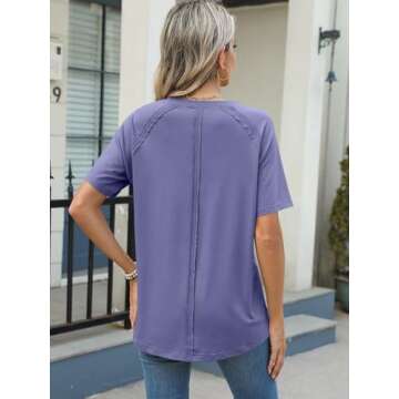 Trendy ANRABESS Womens Casual T-shirts for Summer Style