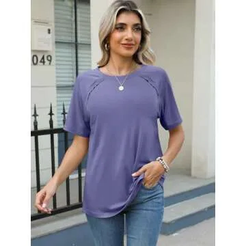 Trendy ANRABESS Womens Casual T-shirts for Summer Style
