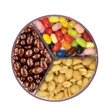 Handy Gourmet Triple Snack Dispenser Perfect for All Ages