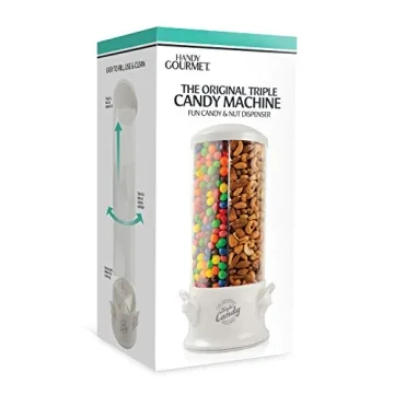 Handy Gourmet Triple Snack Dispenser Perfect for All Ages