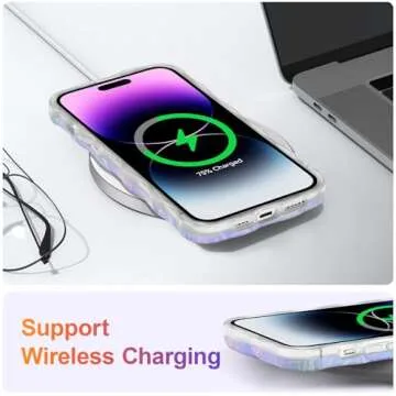 EYZUTAK Case for iPhone 15 Pro Max - Stylish Floral Protection