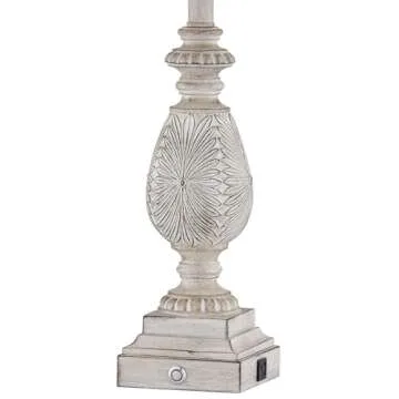 Kyrid Rustic 3-Way Touch Table Lamp Set with USB Charging