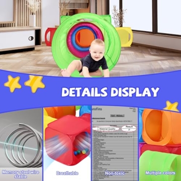 PLAY 10 Tunnel for Kids - 12 in 1 Versatile Play Tent