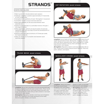 SPRI Strands Stretch Strap Light Comfortable Flexibility Tool