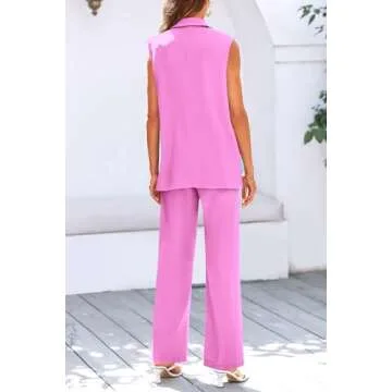 Stylish PRETTYGARDEN Women's 2 Piece Pant Suit Set