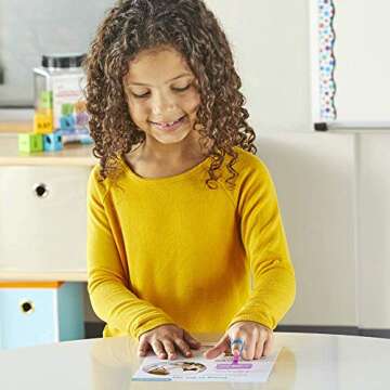 hand2mind FingerFocus Highlighter, Guided Reading Strips, Reading Pointers for Kids, Dyslexia Tools for Kids, ADHD Tools, Special Education School Supplies, Teacher Classroom Must Haves (6 Pack)